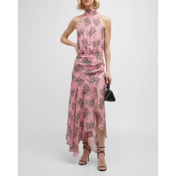 💕VERONICA BEARD💕 Leia Dress ~ Peony Multi-Color Paisley Print 00 NWT - Picture 6 of 16